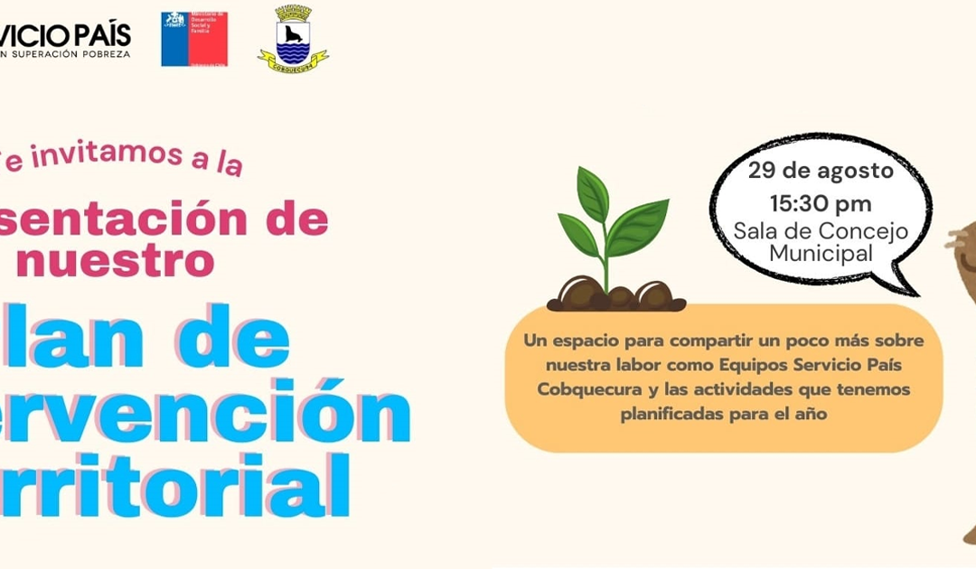 Presentación del Plan de Intervención Territorial en Cobquecura